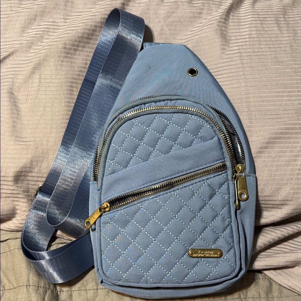 Stylish Blue Crossbody Bag